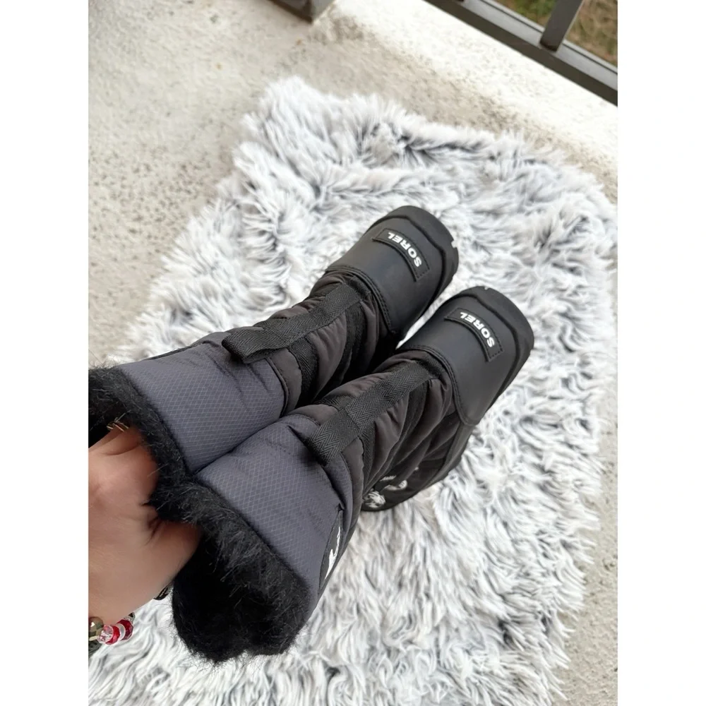Sorel Black Whitney‎ Lace Up Boot